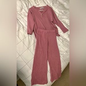 Free people Hailee sweater set